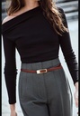 Асимметричная футболка в рубчик ZARA 4174/699
