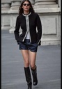 Жакет из 100% шерсти, расшитый бисером ZARA 4192/116
