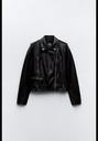 Куртка-байкер из искусственной кожи ZARA 4341/759