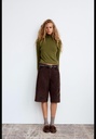 Вельветовые шорты-бермуды ZARA 4365/200