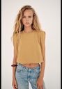 Плиссированная хлопчатобумажная футболка ZARA 4424/804