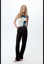 Боди из тюля с принтом рене магритта ZARA 4644/840