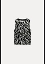 Топ с животновым принтом ZARA 4661/102
