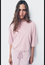 Выцветшая хлопчатобумажная футболка ZARA 0858/451