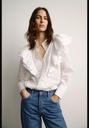 Блузка из коллекции zw с оборками ZARA 4786/259