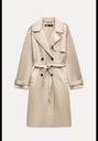 Тренчкот из искусственной замши ZARA 4968/202