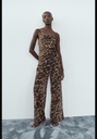 Топ на бретельках с животным принтом ZARA 5039/275