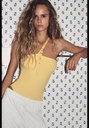 Боди в рубчик с ремешком на пряжке ZARA 0858/813