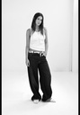 Атласный укороченный топ со стразами ZARA 0881/060
