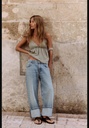 Топ с завязками и оборками ZARA 0881/071